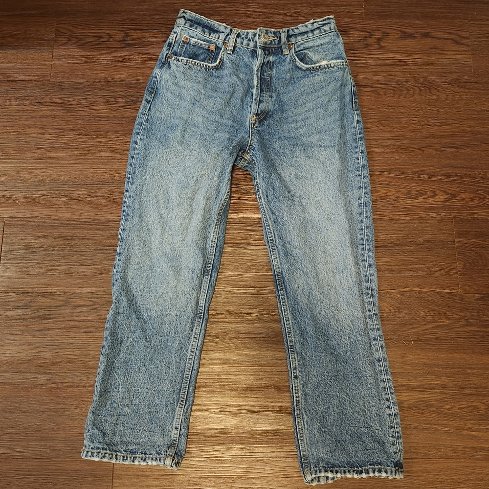 Zara petite mom jeans